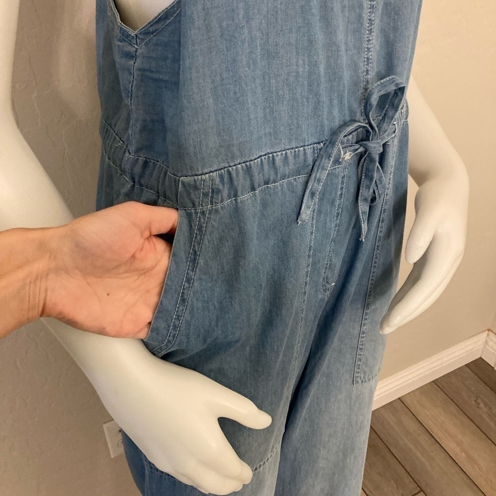Belinda Blue Chambray Overalls Medium - Picture 10 of 14